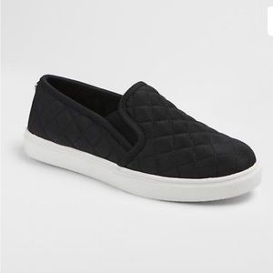 Black slip on shoes